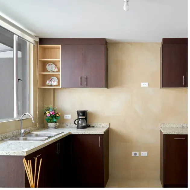Cocina equipada, fotografía de interiores
