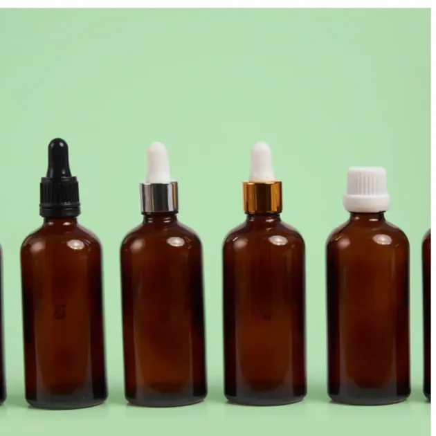 Goteros ámbar de cosmética natural